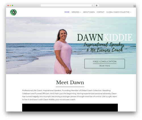 Create WordPress wedding theme - dawnkiddie.com