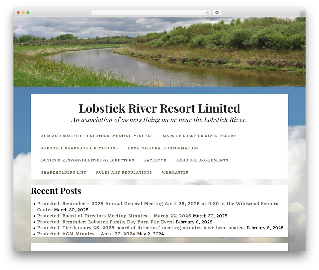 Datar theme WordPress free - lobstickriverresort.com
