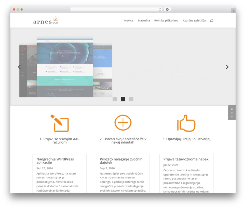 Custom signup style WordPress plugin - splet.arnes.si