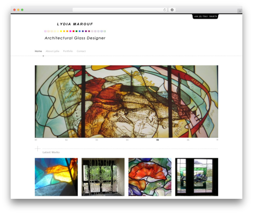 Folioway WordPress theme - lydiamarouf.com