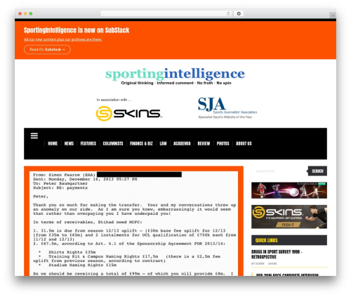 WP-chgFontSize (wp-chgfontsize) free WordPress plugin - sportingintelligence.com WP-chgFontSize (wp-chgfontsize) free WordPress plugin - sportingintelligence.com