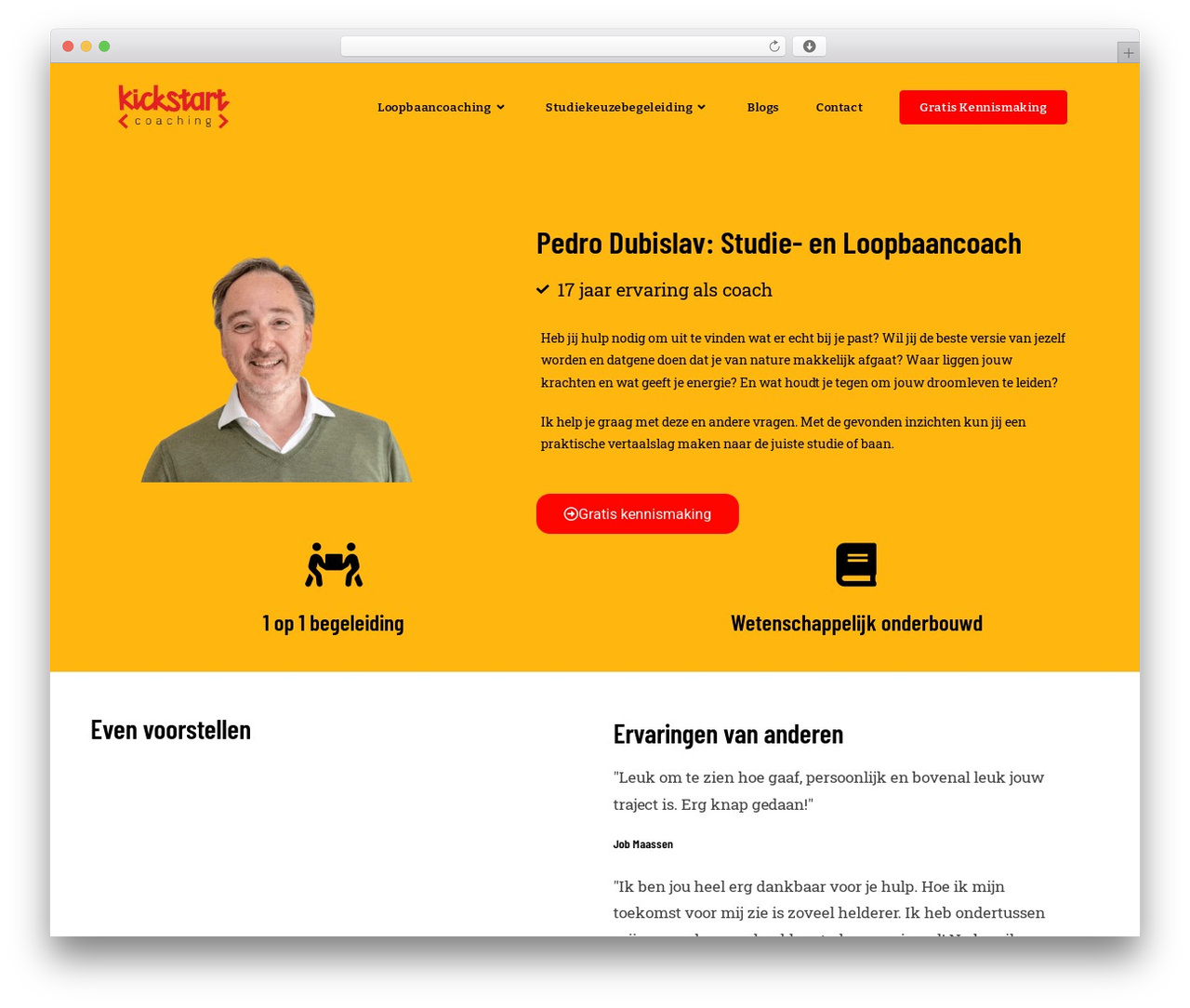 OceanWP WordPress theme - kickstartcoaching.nl