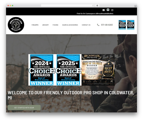 Reach Local WP theme - broadheadsnbullets.com