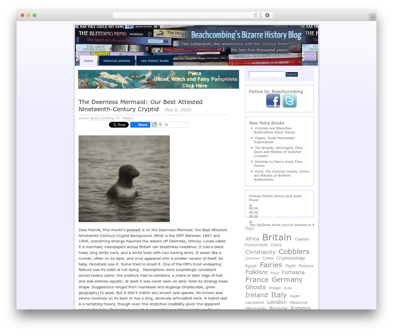 Regulus theme WordPress - strangehistory.net