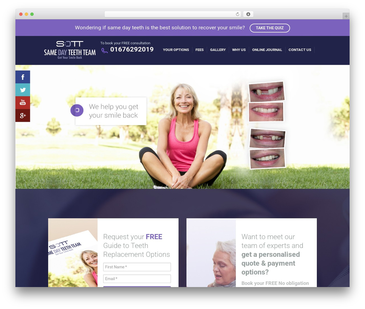 Same day WordPress theme design - samedayteethteam.co.uk Same day WordPress theme design - samedayteethteam.co.uk