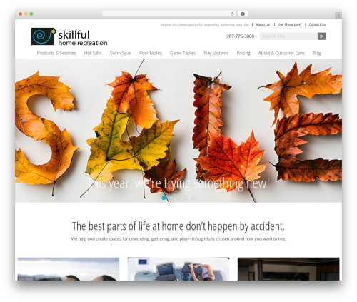 Skillful WordPress gaming theme - skillfulhome.com