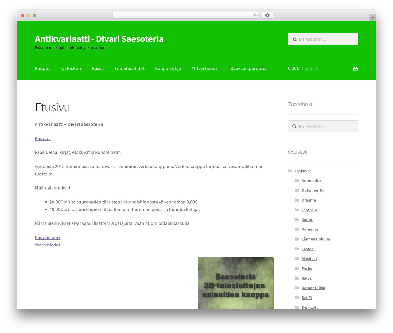 Storefront WordPress theme - saesoteria.com Storefront WordPress theme - saesoteria.com
