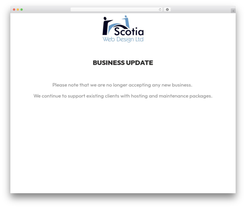 Theme WordPress application - scotiawebdesign.co.uk