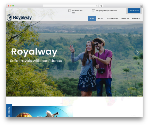 Threadsys Multimedia_2018 theme WordPress - royalwaytravels.com
