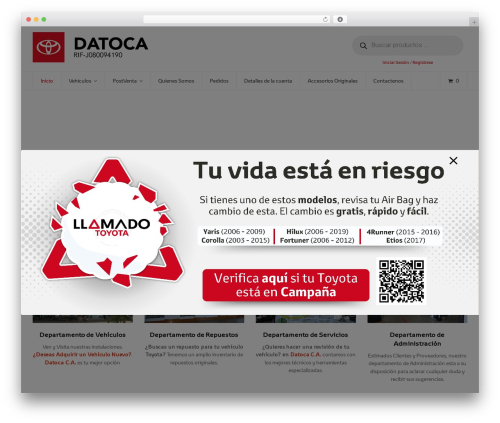 Total WordPress theme - datoca.com.ve
