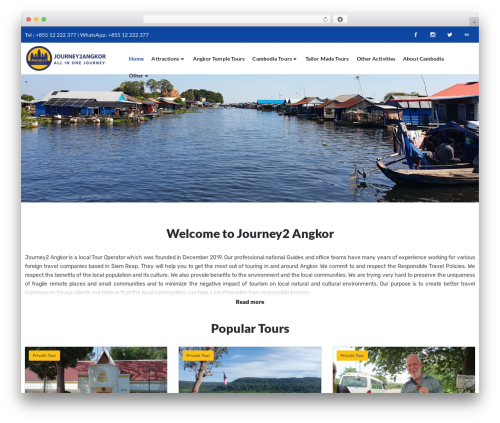 WordPress theme Angkordesign - www.journey2angkor.com