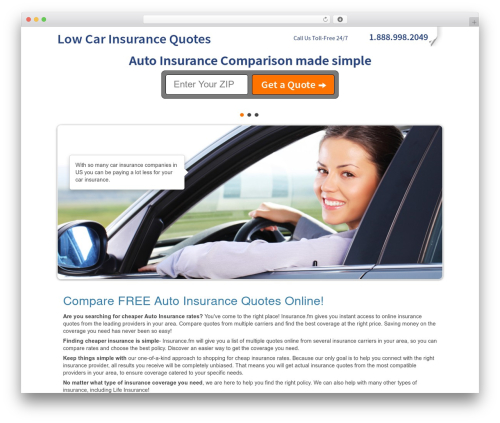 WordPress theme auto-responsive-v1 - lowcarinsurancequotes.info