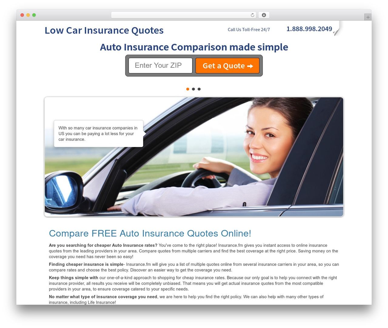WordPress theme auto-responsive-v1 - lowcarinsurancequotes.info