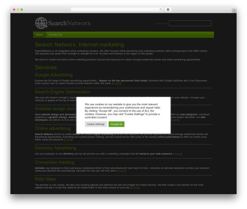 Quick contact adwords WordPress plugin - searchnetworxbusinesses.co.za