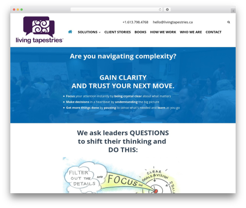 WordPress theme Create Child - livingtapestries.ca