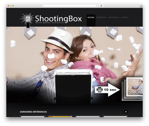 WordPress Theme Number WordPress website theme - shootingbox.fr