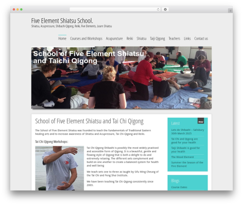 WordPress theme Tasty - shiatsu.co.uk