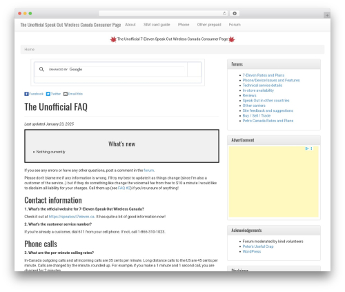 WP Knowledge Base theme WordPress - speakoutwireless.ca