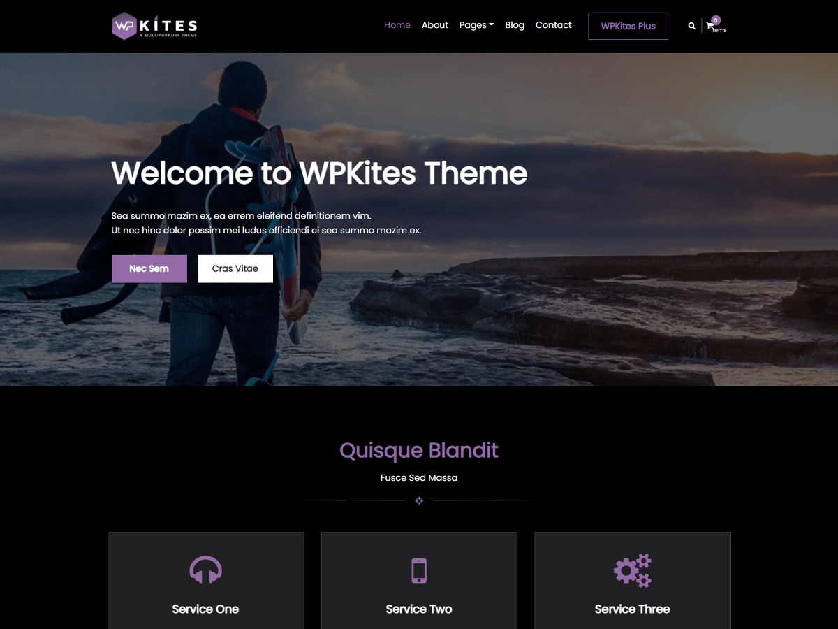 WPKites WordPress shop theme