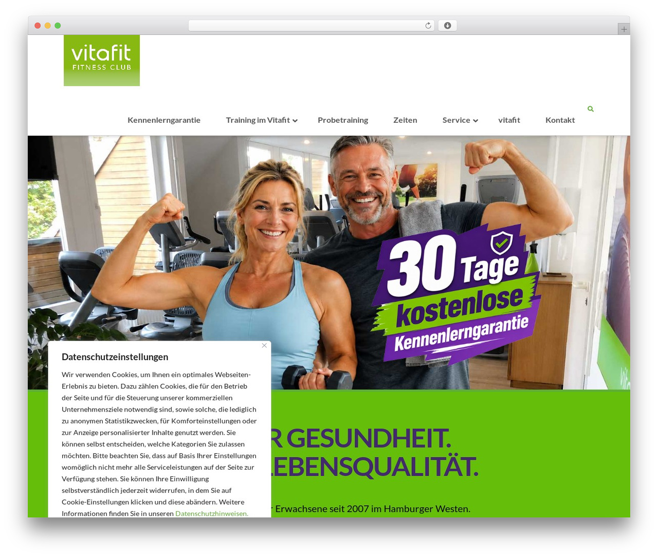 X WordPress theme - vitafit-rissen.de