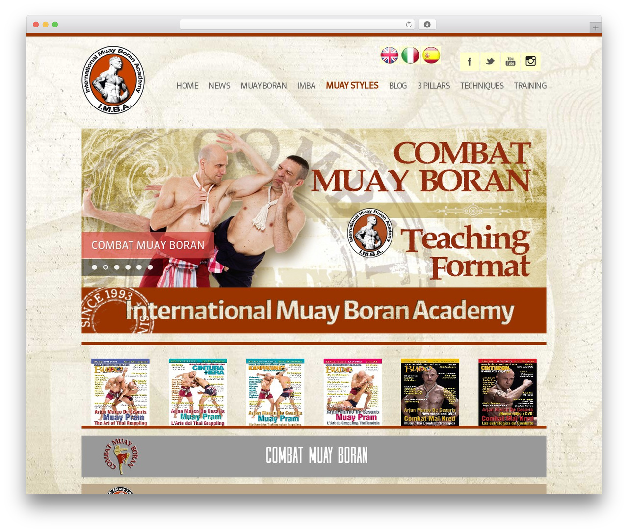 Zig Zag Responsive WordPress theme - lnx.muaythai.it