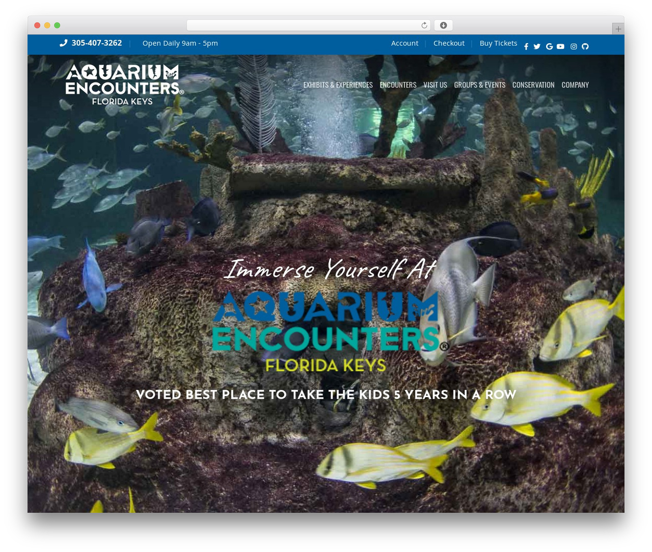 Beaver Builder Theme WordPress theme - floridakeysaquariumencounters.com