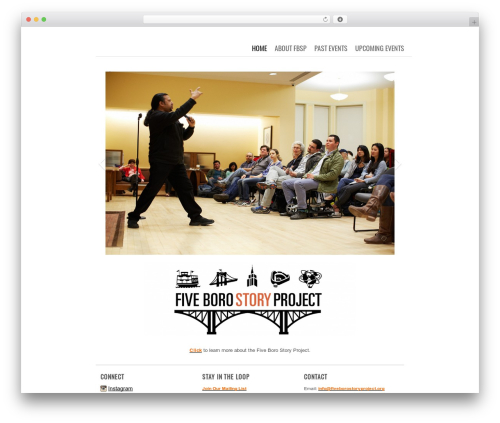 Chunk WordPress theme - fiveborostoryproject.org