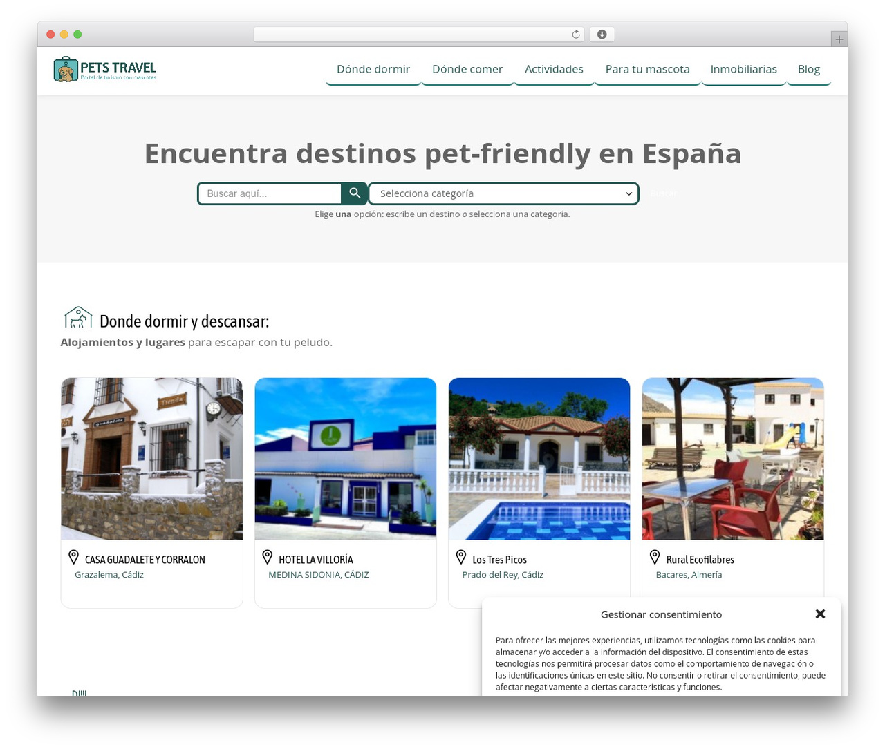 CitadelaWP WordPress theme - pets.travel