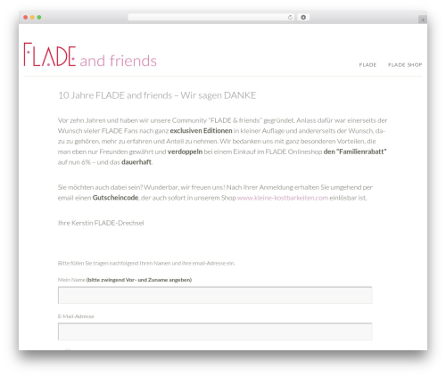 Floating Social Bar (floating-social-bar) free WordPress plugin - flade-and-friends.de