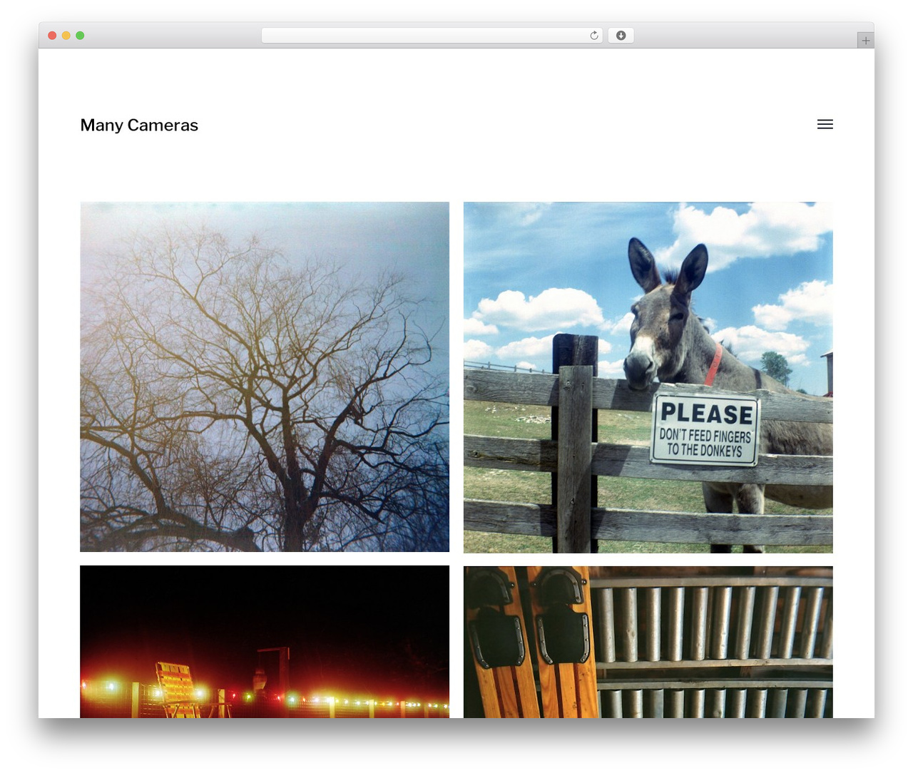 Hamilton WordPress theme image - manycameras.com