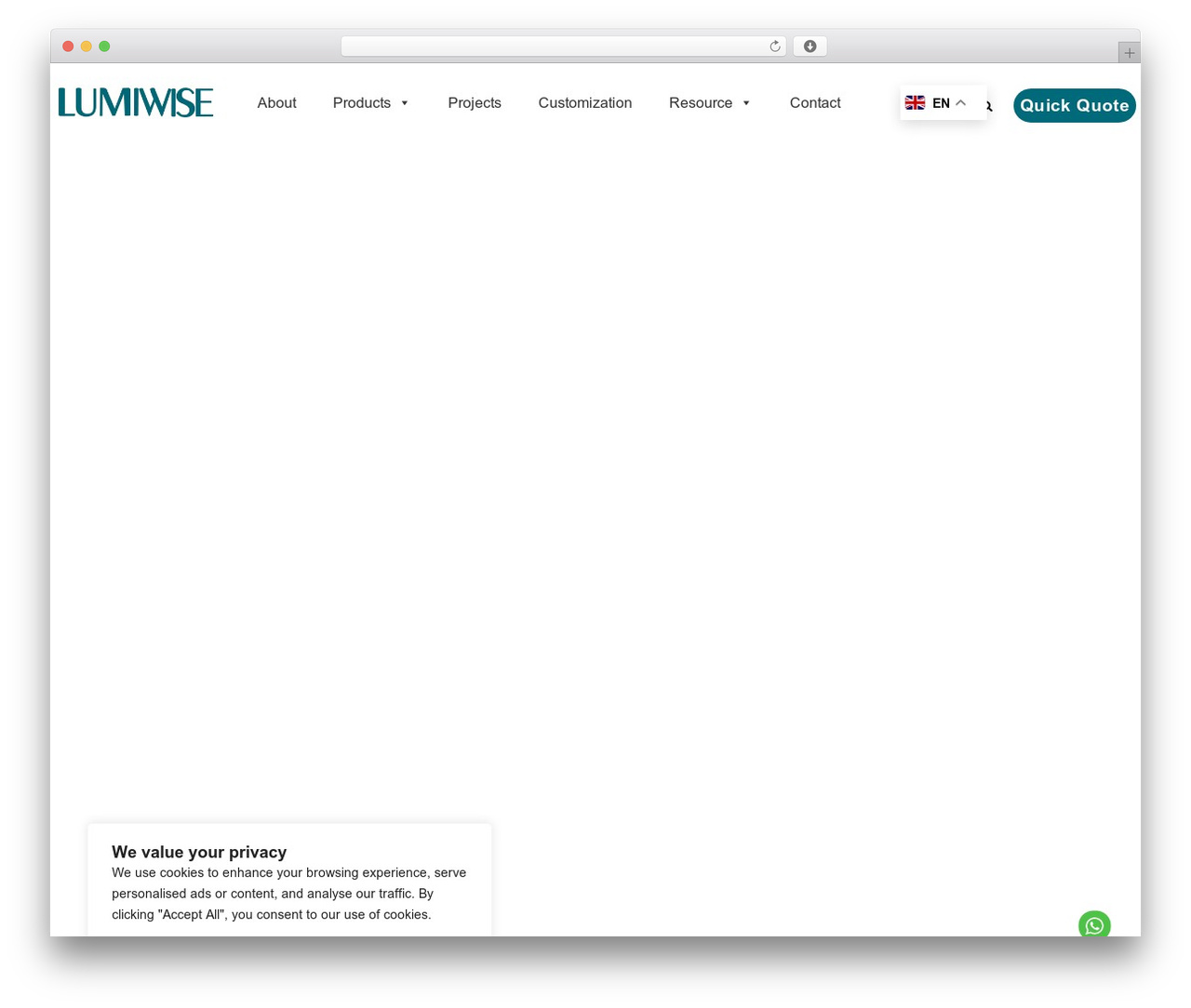 Hello Elementor WordPress theme - lumiwise-lighting.com