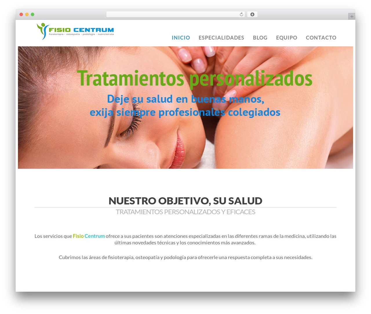 Hypertext best WordPress theme - fisiocentrumalcorcon.com
