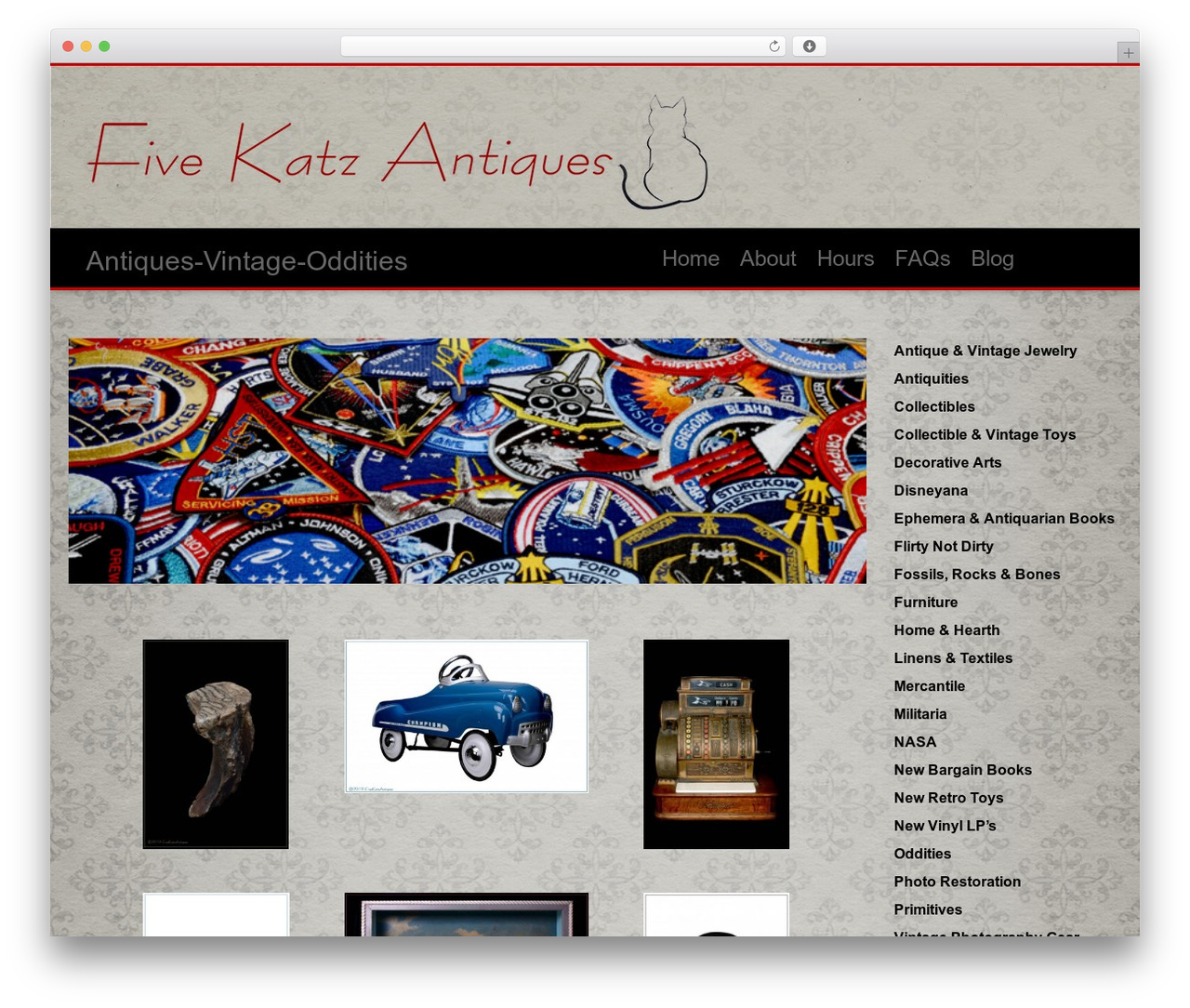Nine theme WordPress - fivekatzantiques.com Nine theme WordPress - fivekatzantiques.com
