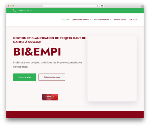 Theme WordPress Divi - biempi.com