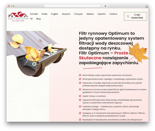 web14devsn WordPress theme - gutterfilteroptimum.com