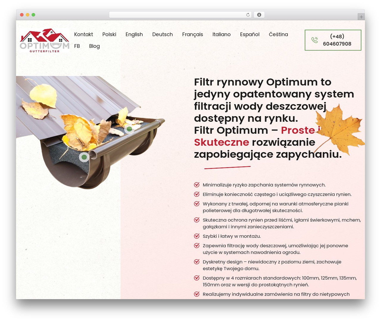 web14devsn WordPress theme - gutterfilteroptimum.com