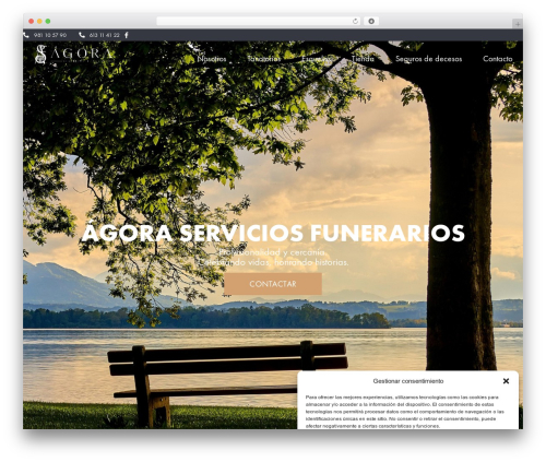 WordPress theme Clickage theme - agoraserviciosfunerarios.com