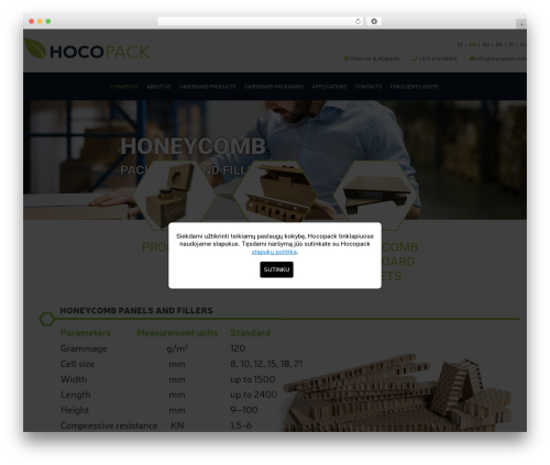WordPress theme HOCOpack - hocopack.com