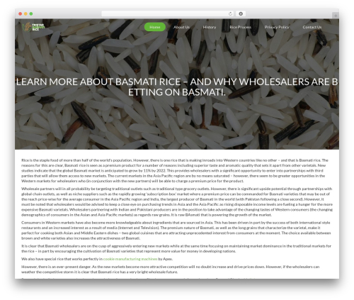 WordPress theme Web Development - tristarbasmatirice.com WordPress theme Web Development - tristarbasmatirice.com