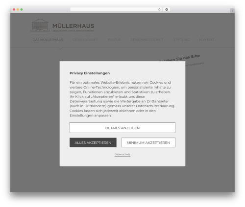Adabs WP Setup WordPress theme - muellerhaus.ch