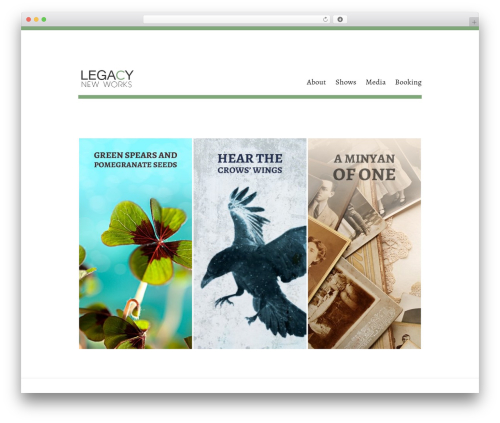 Balance WordPress theme - legacynewworks.com