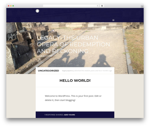 Best WordPress theme Opus - legacyopera.com