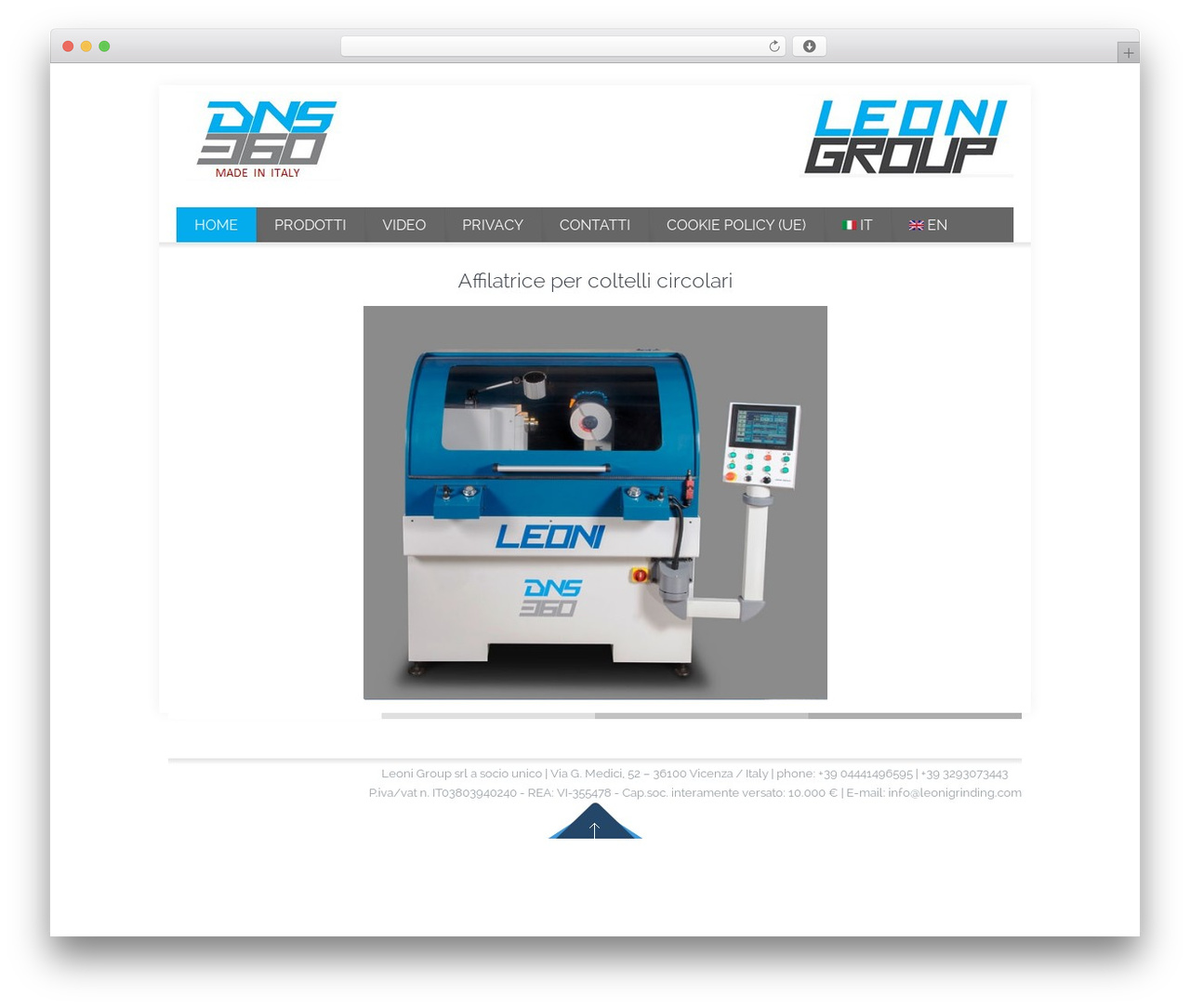 Brandon theme WordPress - leonigrinding.com