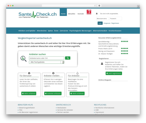 SearchAutocomplete (search-autocomplete) free WordPress plugin - santecheck.ch