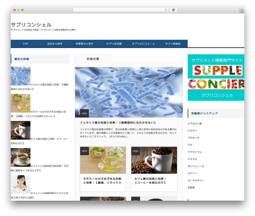 CORE WordPress theme - suppleconcier.com