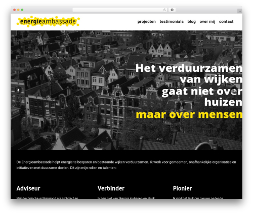 Create WordPress theme - energieambassade.nl