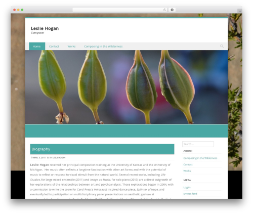 Discovery free WordPress theme - lesliehogancomposer.com Discovery free WordPress theme - lesliehogancomposer.com