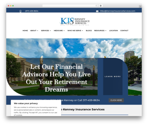 Divi best WordPress theme - kenneyinsuranceservices.com