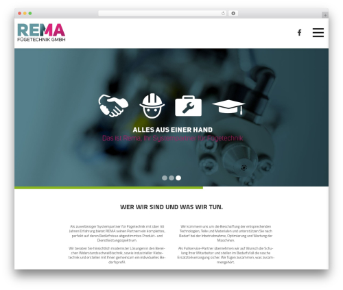 Divi theme WordPress - rema-gmbh.net