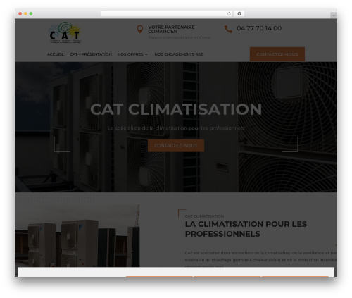 Divi WordPress theme design - cat-climatisation.fr